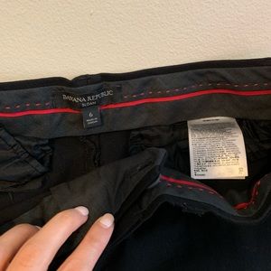 Banana black ankle length dress pants